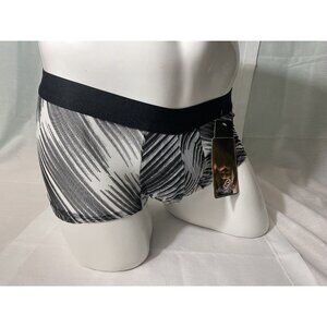 Freemen Mesh Black & White Sripped Sz L  See Through SEXY Gay Mens Erotic